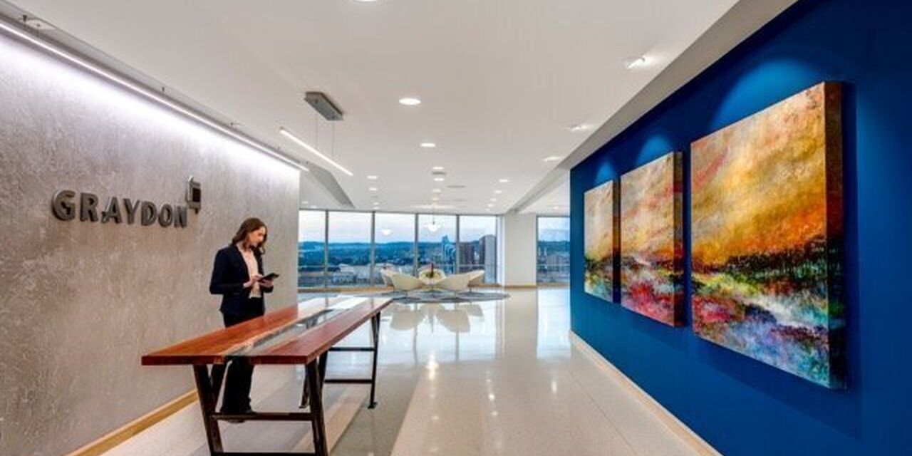 ART MAKES A BUSINESS STATEMENT AT THESE LAW FIRMS