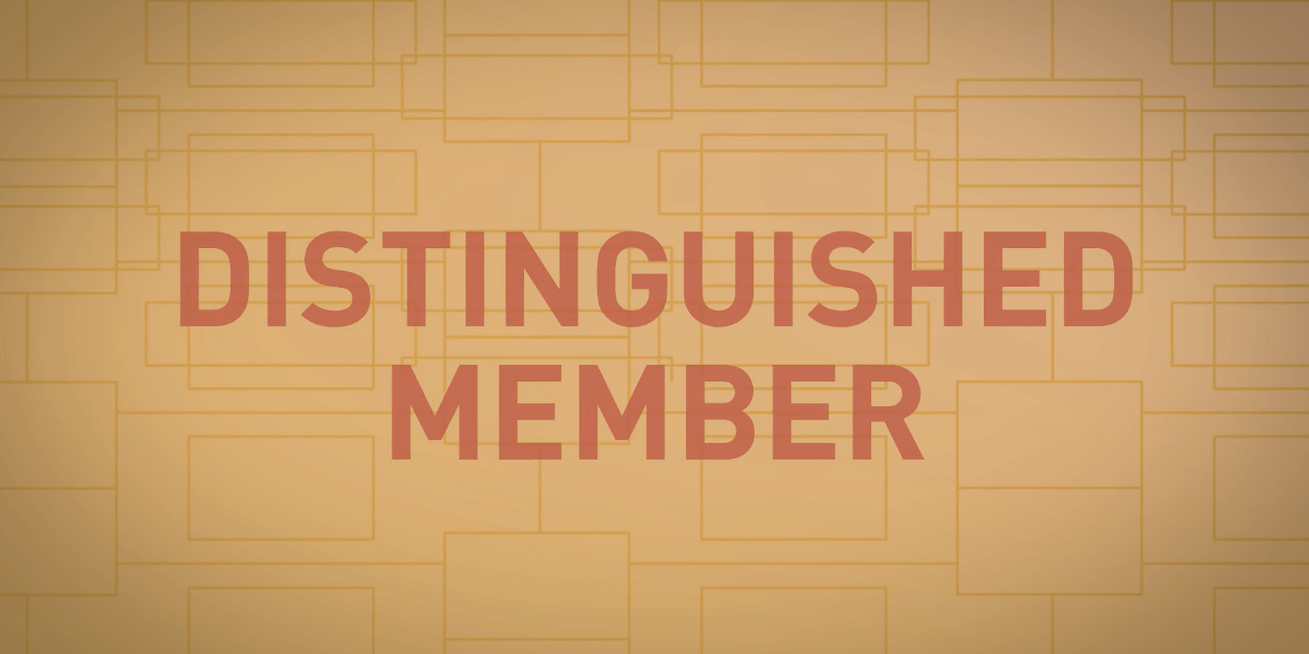 SEGD'S DISTINGUISHED MEMBER AWARD